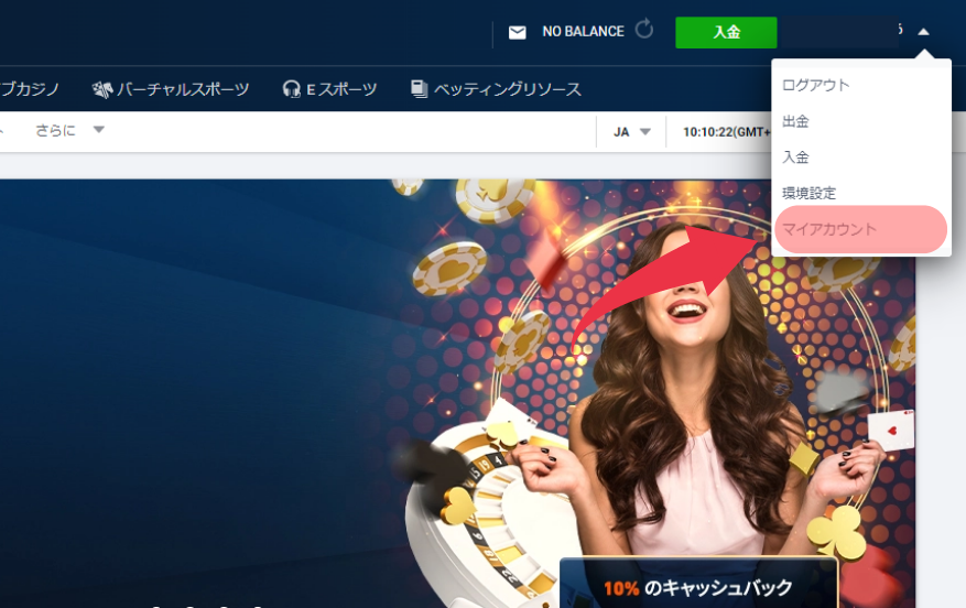 ピナクルカジノのKYC方法１