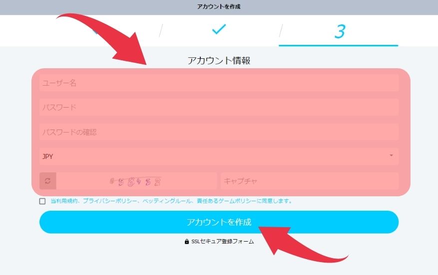 賭けっ子リンリンの登録方法４