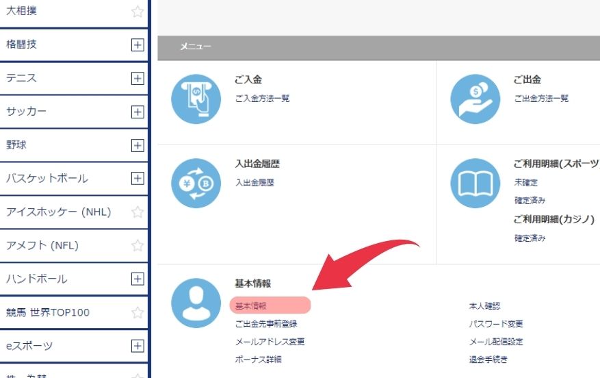 ベットチャンネルのKYC方法２